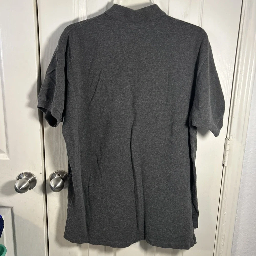 VTG Men's Polo Ralph Lauren Short Sleeve Polo- Size Large Dark Gray
